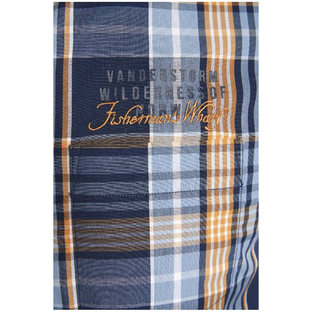 Jan Vanderstorm Hemd JIRKA Dunkelblau Kariert