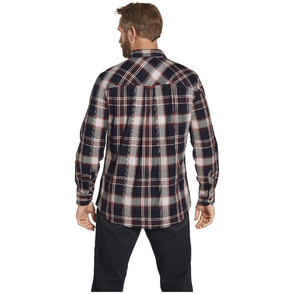 Jan Vanderstorm Hemd KEKE Dunkelblau Kariert