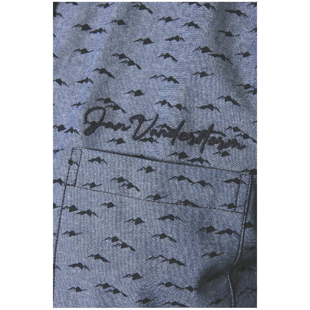 Jan Vanderstorm Hemd LEIFBJORN Blau