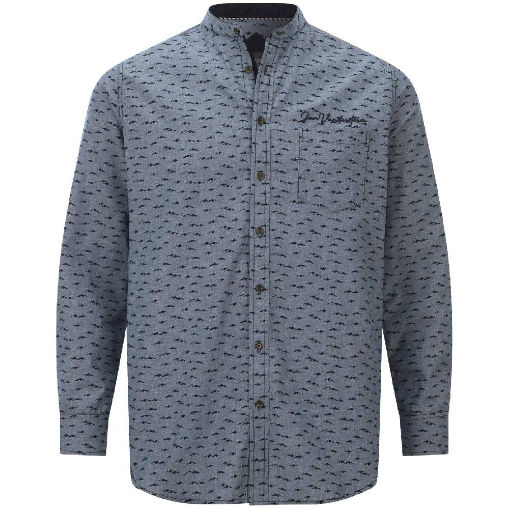 Jan Vanderstorm Hemd LEIFBJORN blau