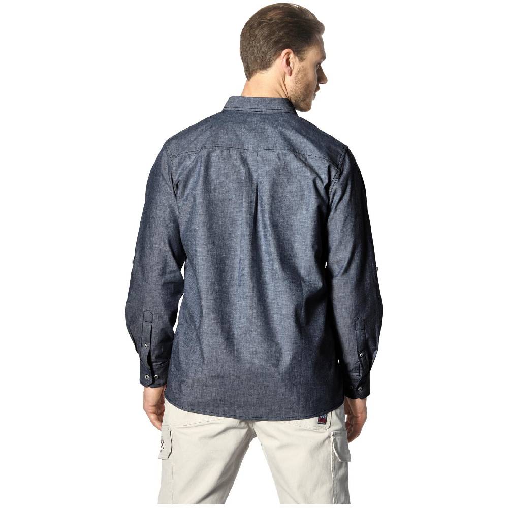 Jan Vanderstorm Hemd LEVTARVIK Blau