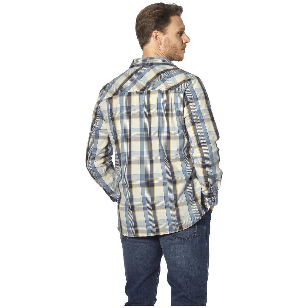 Jan Vanderstorm Hemd LOKIFRED Blau Kariert