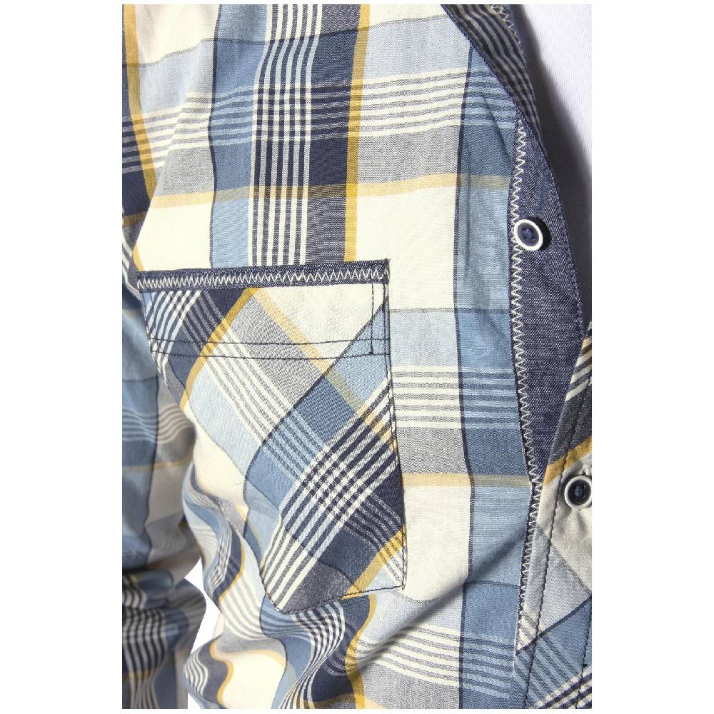 Jan Vanderstorm Hemd LOKIFRED Blau Kariert