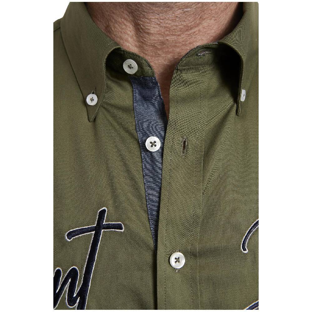 Jan Vanderstorm Hemd MAGINHARD Oliv