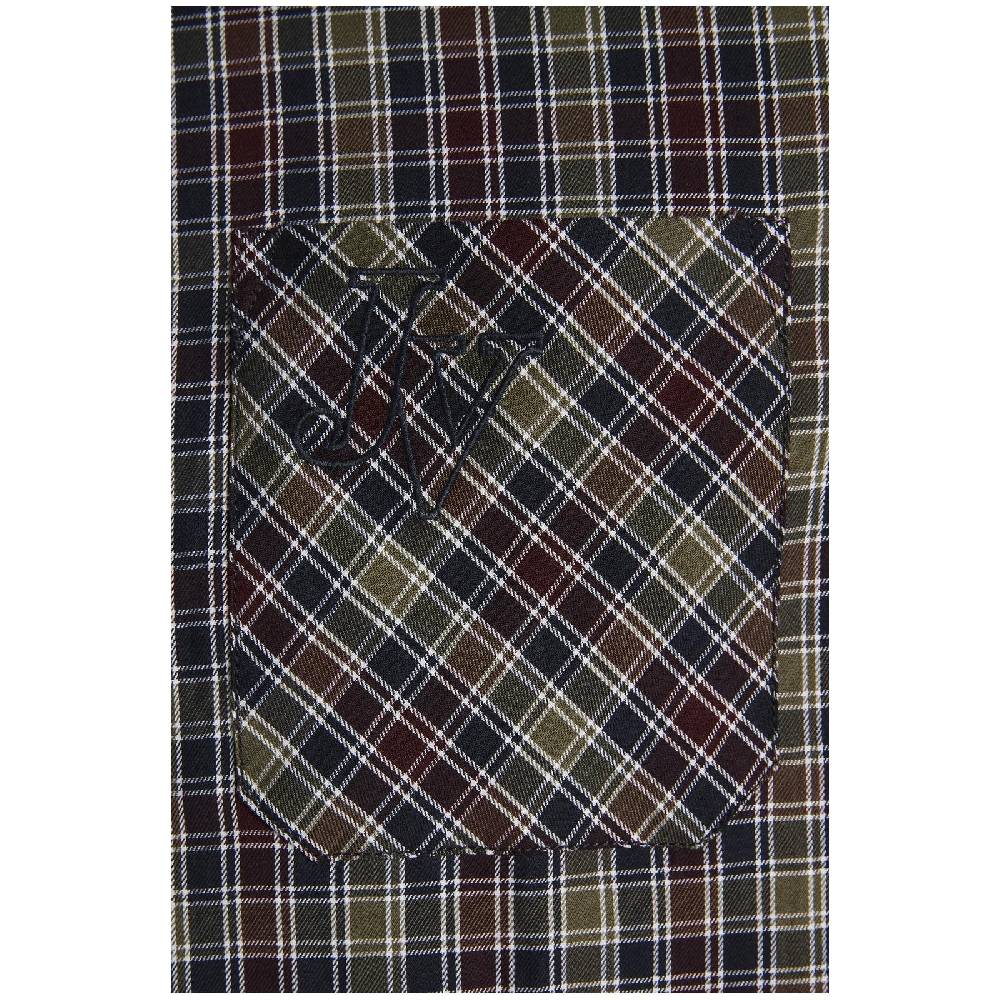 Jan Vanderstorm Hemd OLEKSSON Oliv Kariert