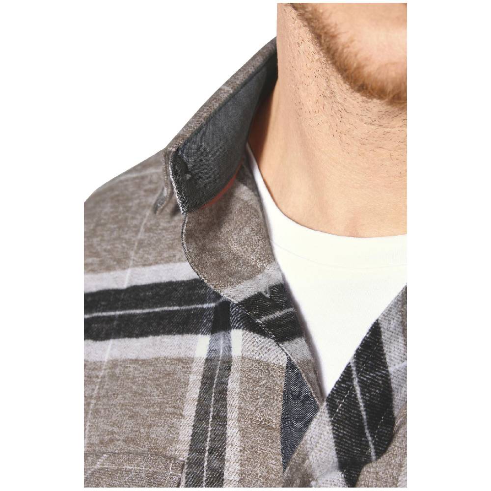 Jan Vanderstorm Hemd THORULFAR Braun Kariert