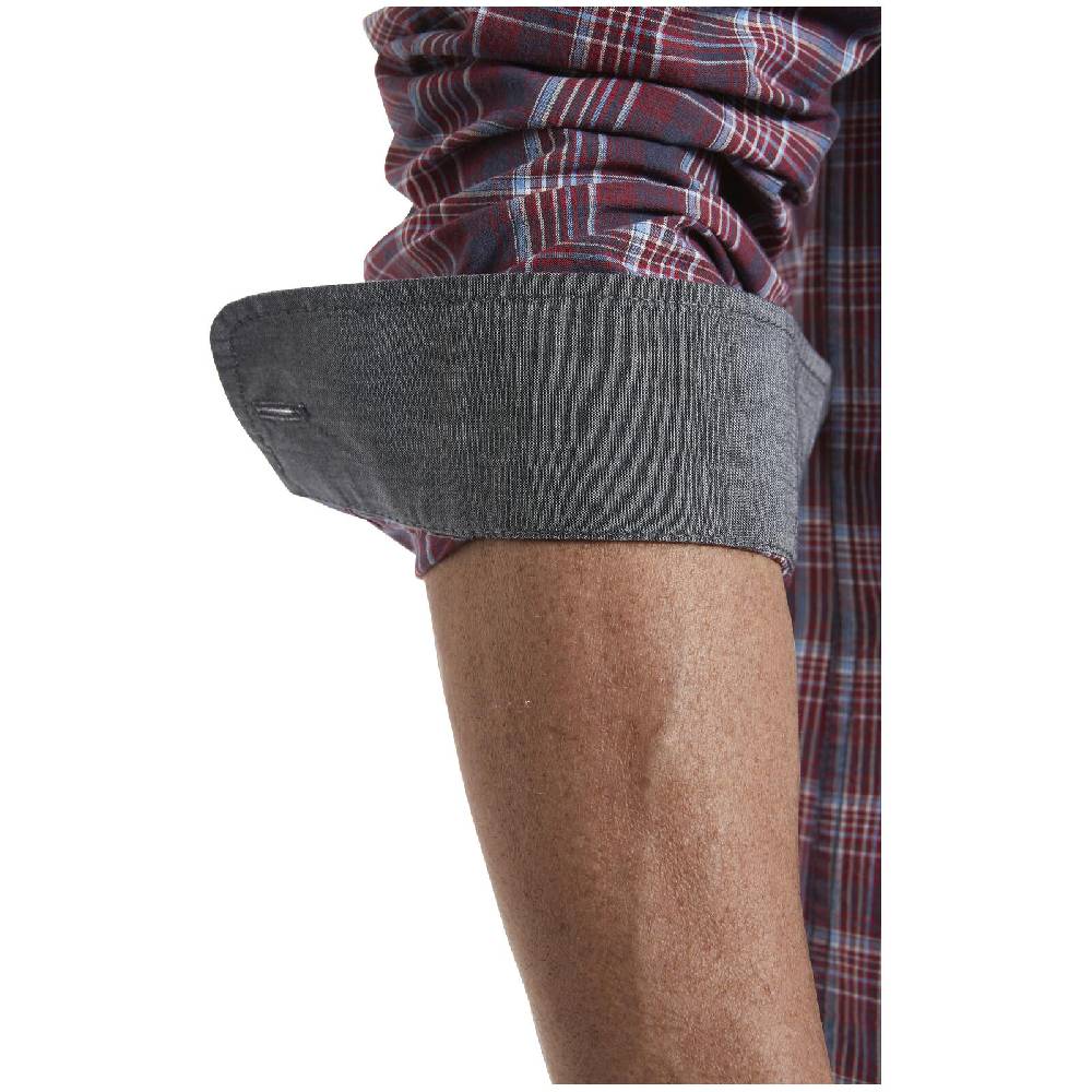 Jan Vanderstorm Hemd WERNULF Dunkelrot Kariert