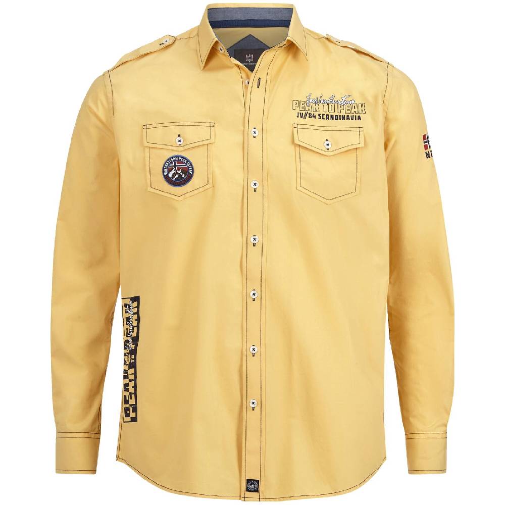 Jan Vanderstorm Hemd YRJAN gelb