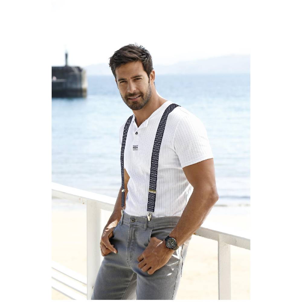 Jan Vanderstorm Hosenträger IBERT Dunkelblau