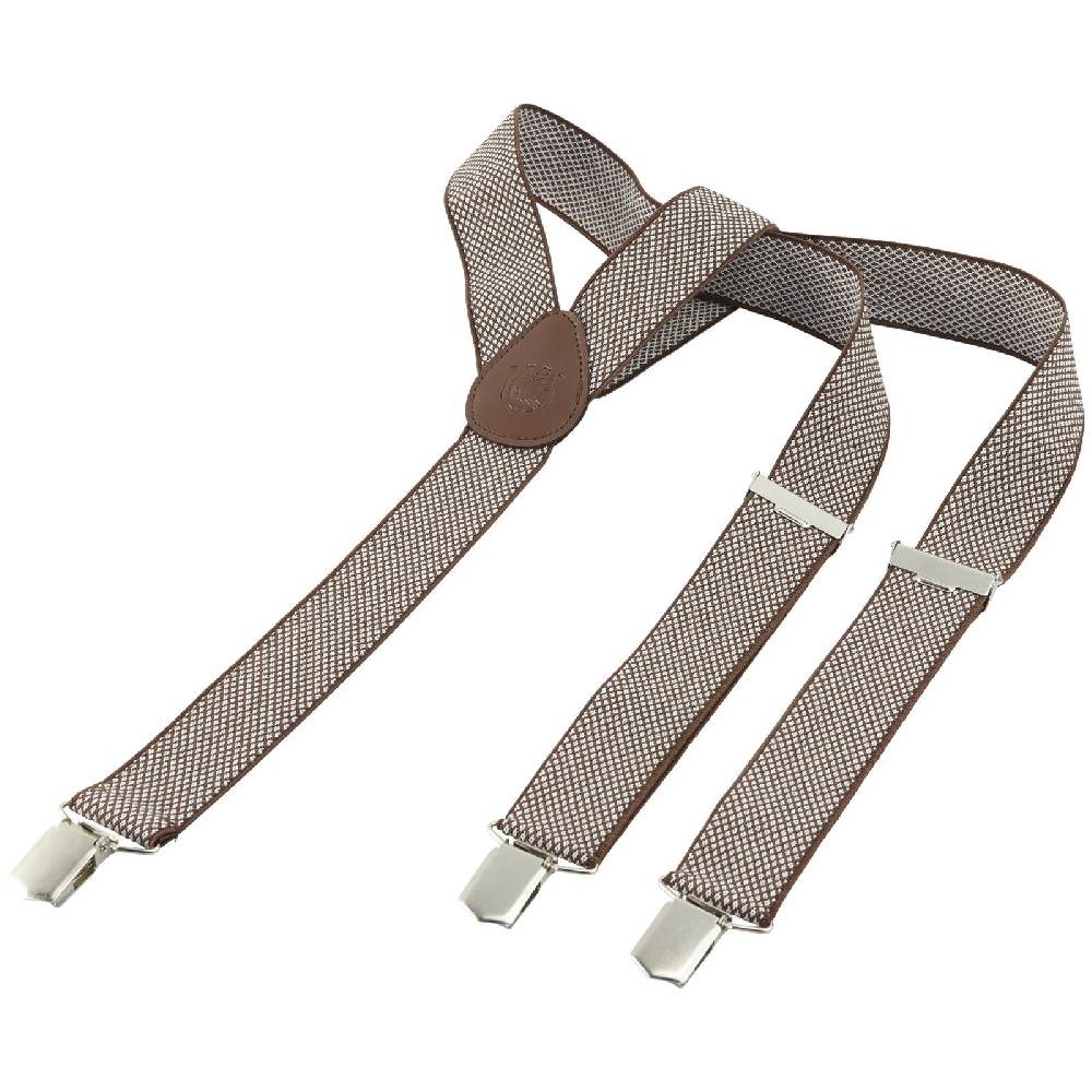 Jan Vanderstorm Hosenträger VAITO braun gemustert