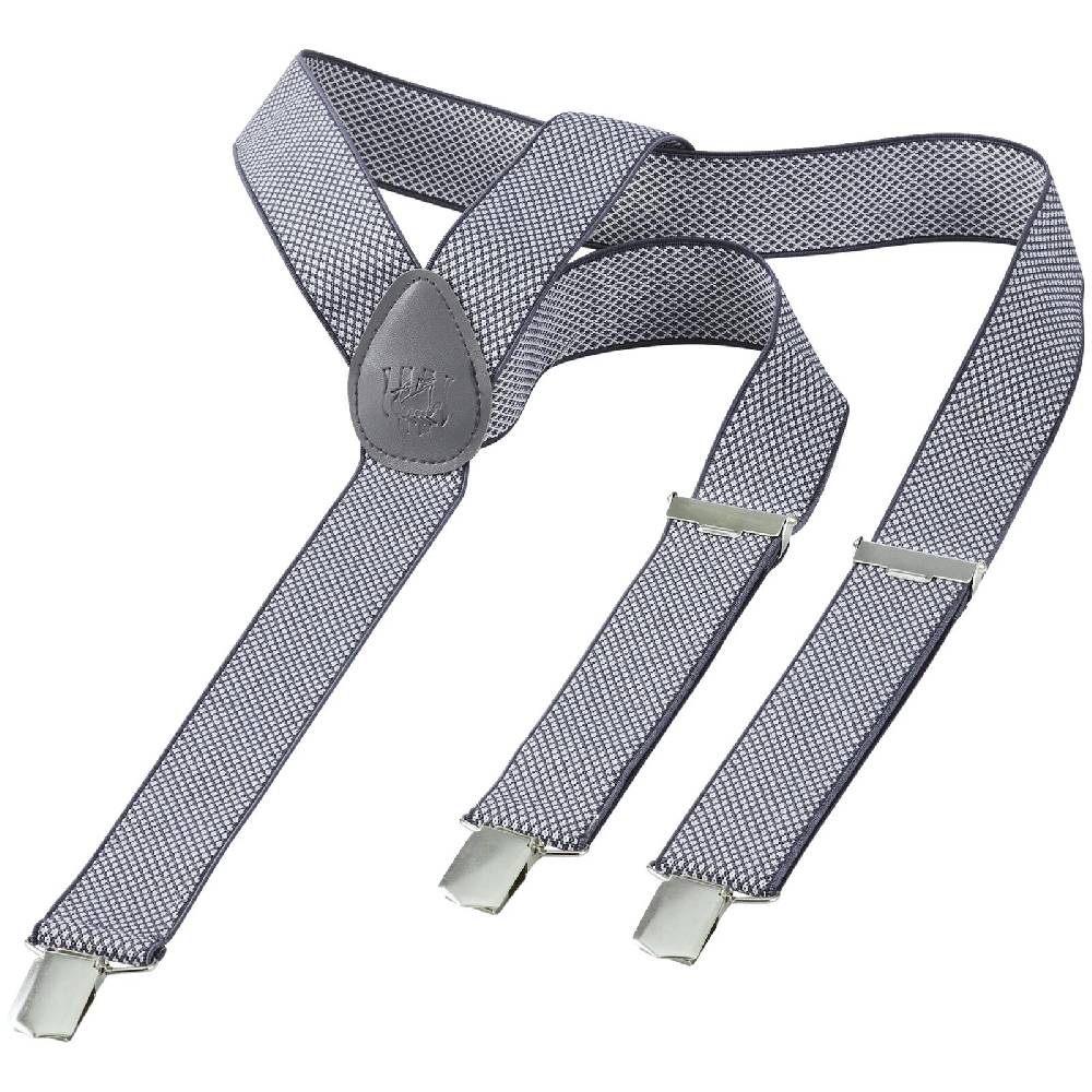 Jan Vanderstorm Hosenträger VAITO grau gemustert