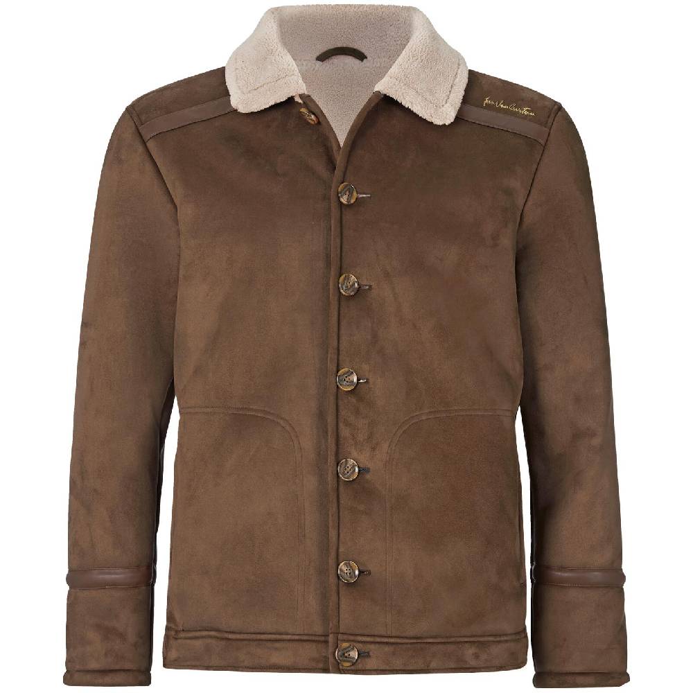Jan Vanderstorm Jacke in Lederoptik LOTHAR braun