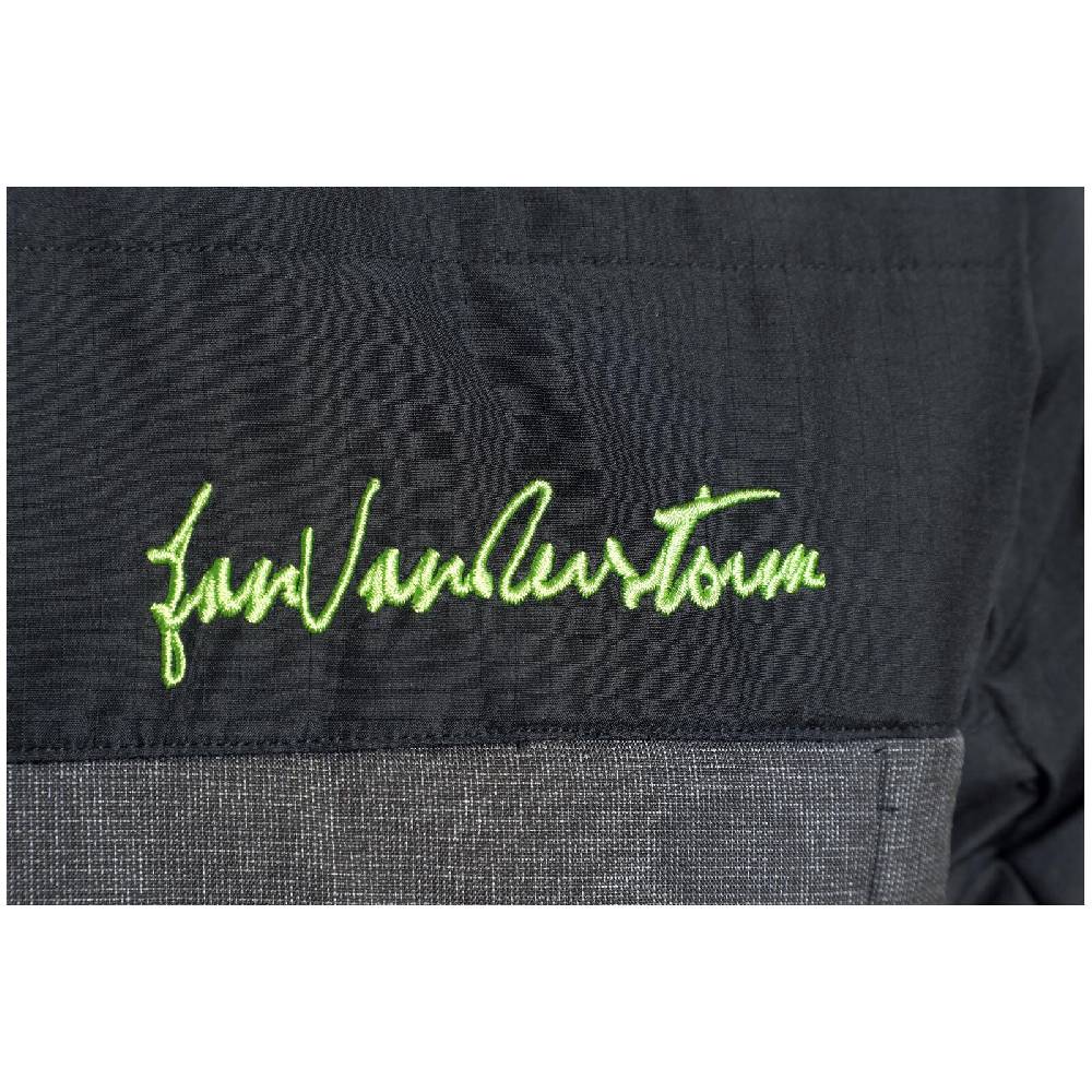 Jan Vanderstorm Jacke ROALD Schwarz Gemustert