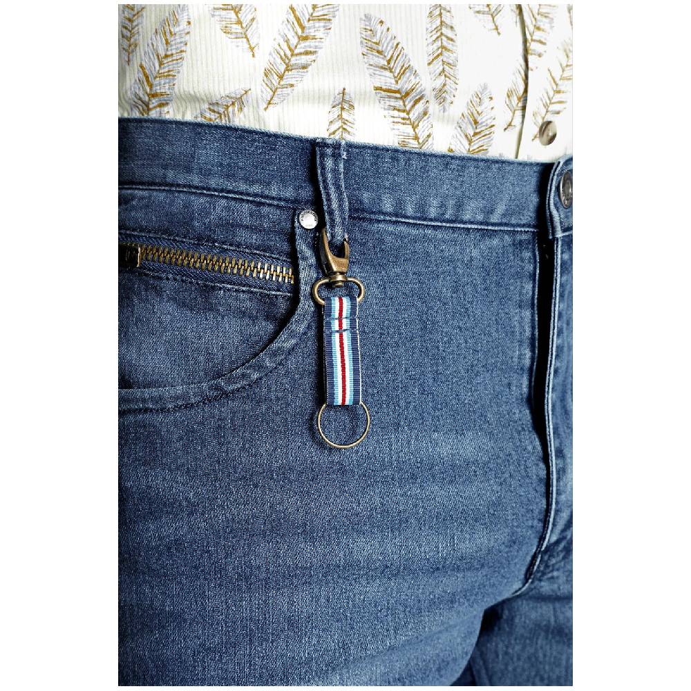 Jan Vanderstorm Jeansbermuda DITMANN Blau