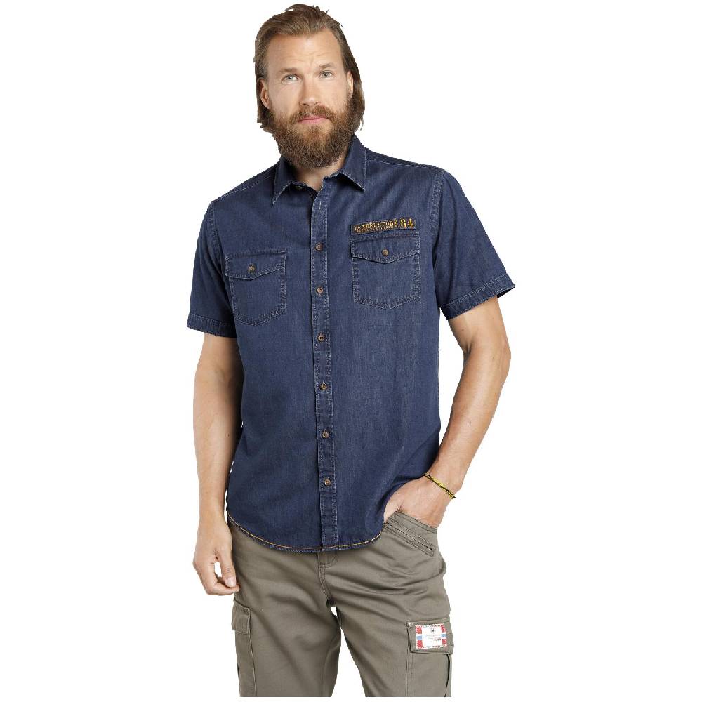 Jan Vanderstorm Jeanshemd JOAR Blau