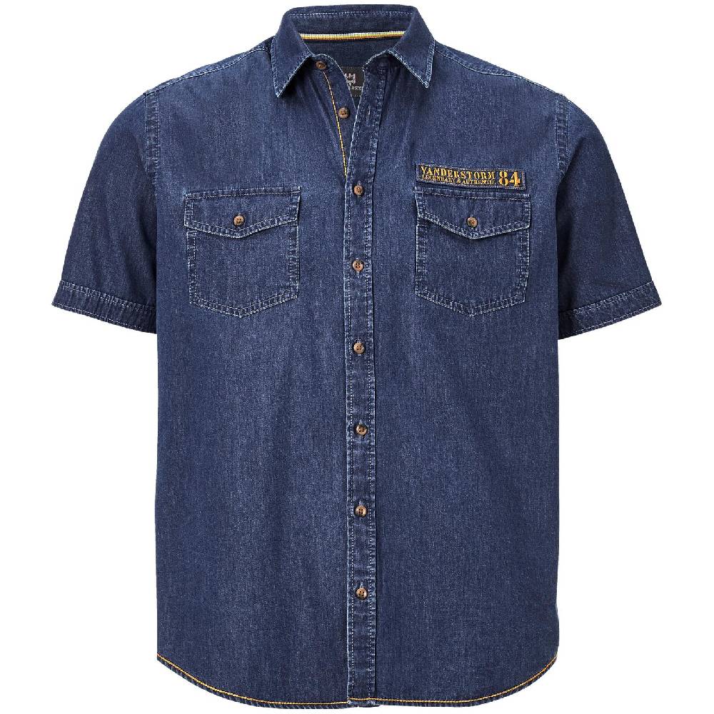 Jan Vanderstorm Jeanshemd JOAR blau