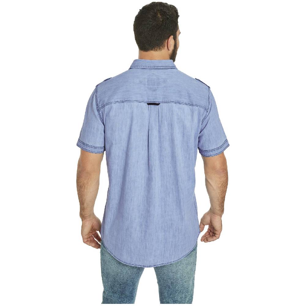 Jan Vanderstorm Jeanshemd LORENSIUS Hellblau