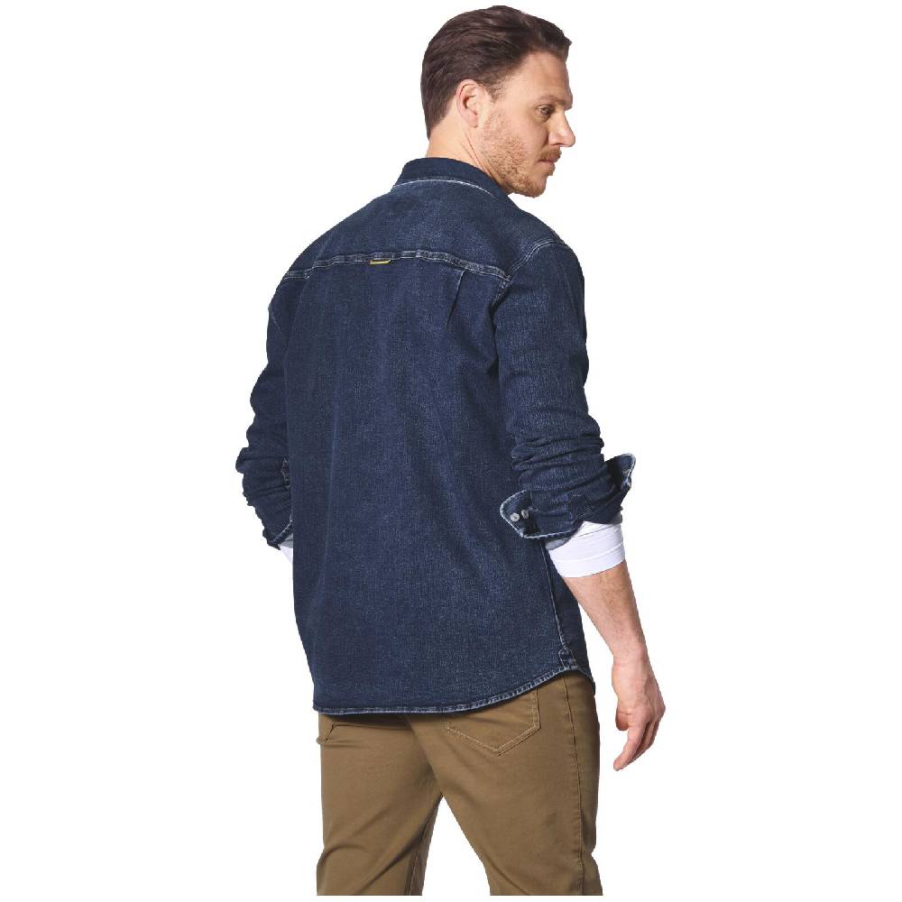 Jan Vanderstorm Jeanshemd OLAVIK Dunkelblau