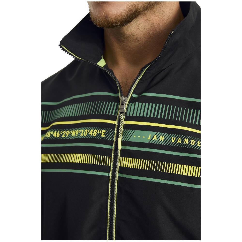 Jan Vanderstorm Jogginganzug BERDINES Schwarz