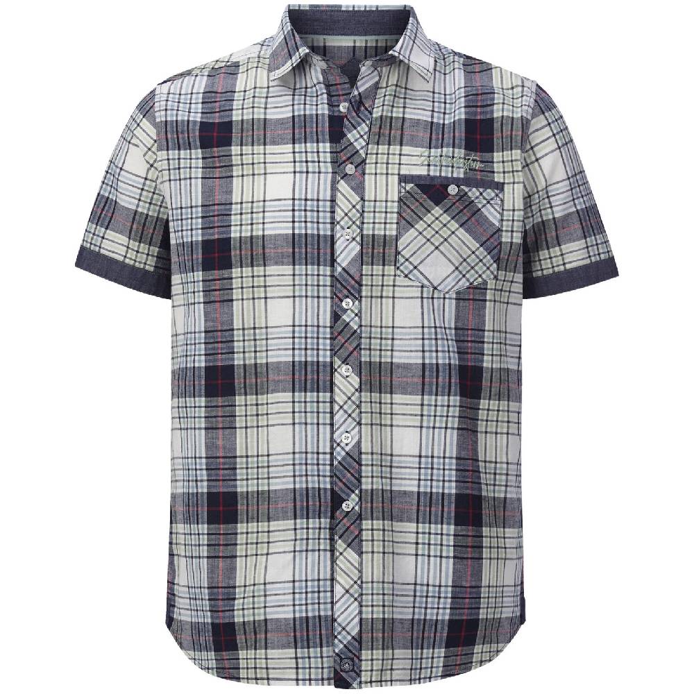 Jan Vanderstorm Kurzarmhemd AGNE mint kariert