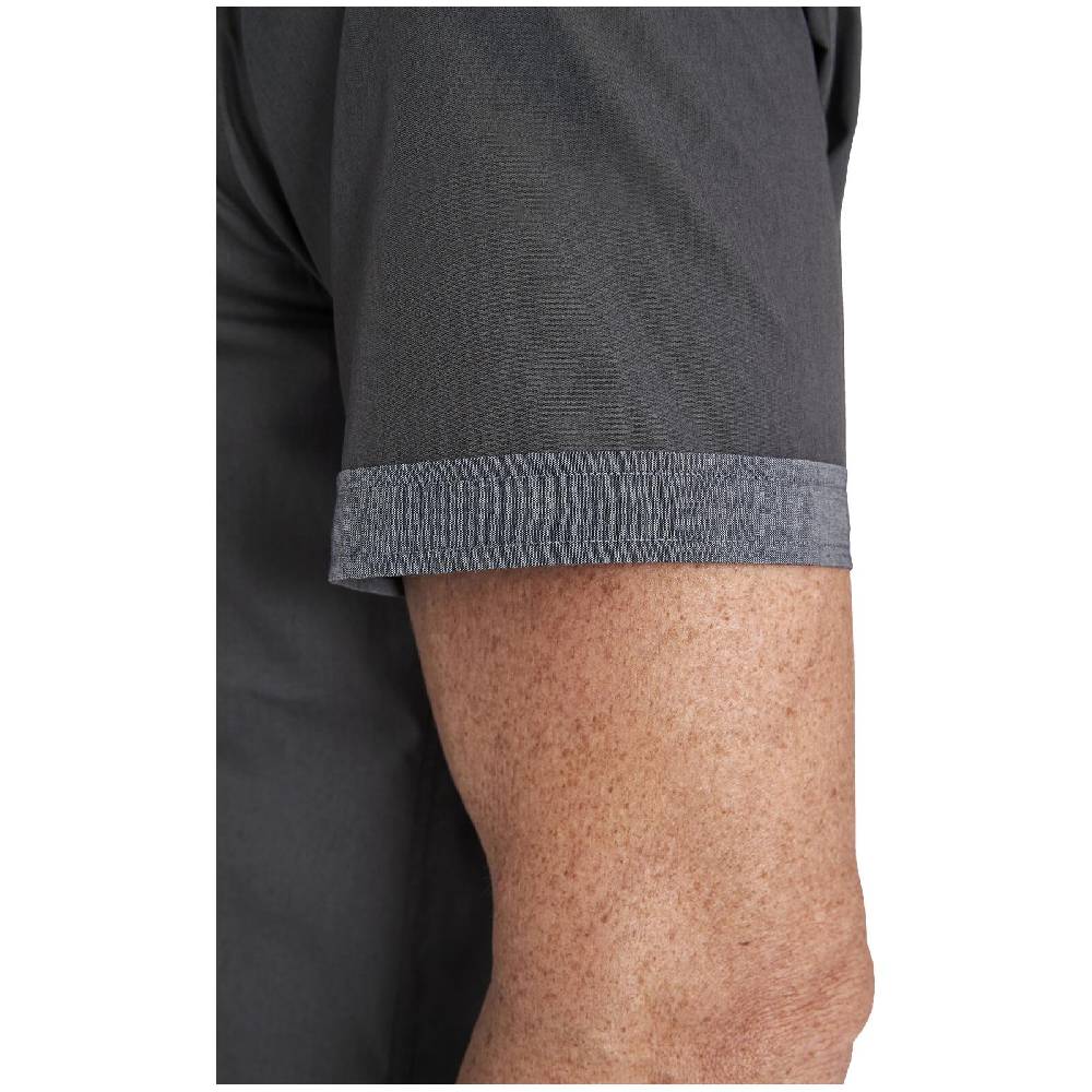 Jan Vanderstorm Kurzarmhemd ALGER Dunkelgrau