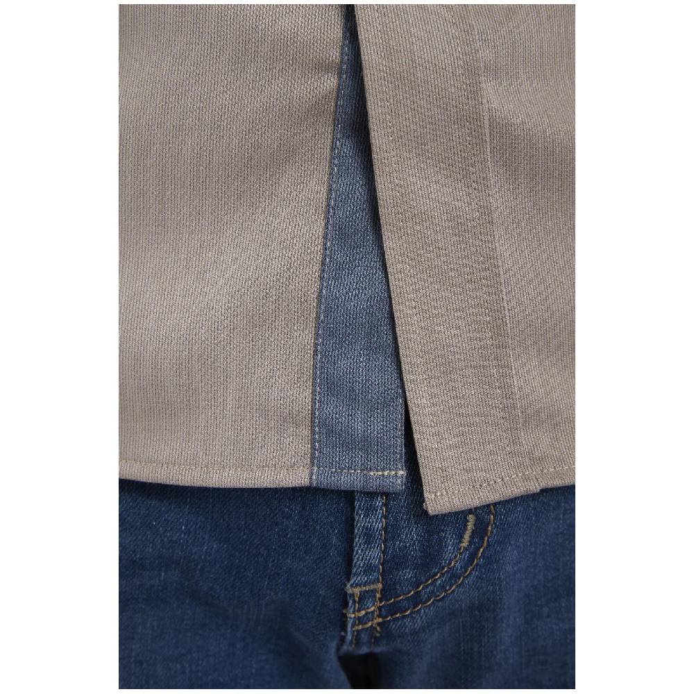 Jan Vanderstorm Kurzarmhemd BODVAR Hellbraun