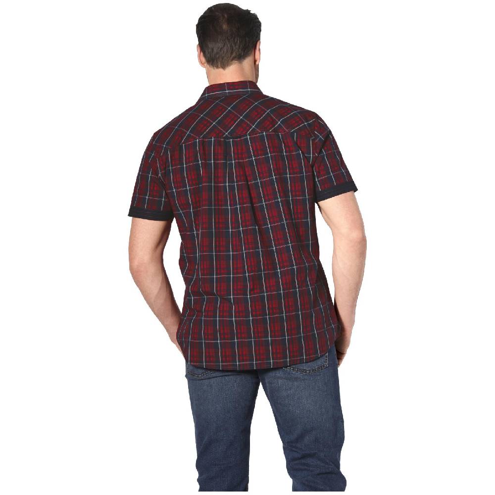 Jan Vanderstorm Kurzarmhemd EMYLS Dunkelrot