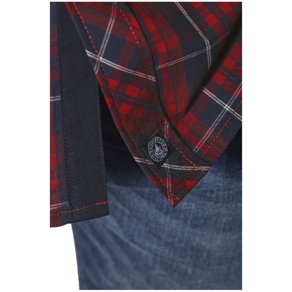 Jan Vanderstorm Kurzarmhemd EMYLS Dunkelrot