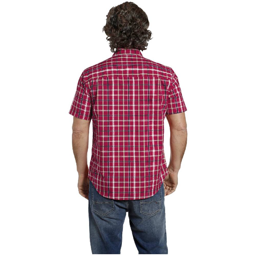 Jan Vanderstorm Kurzarmhemd FEELIKS Rot