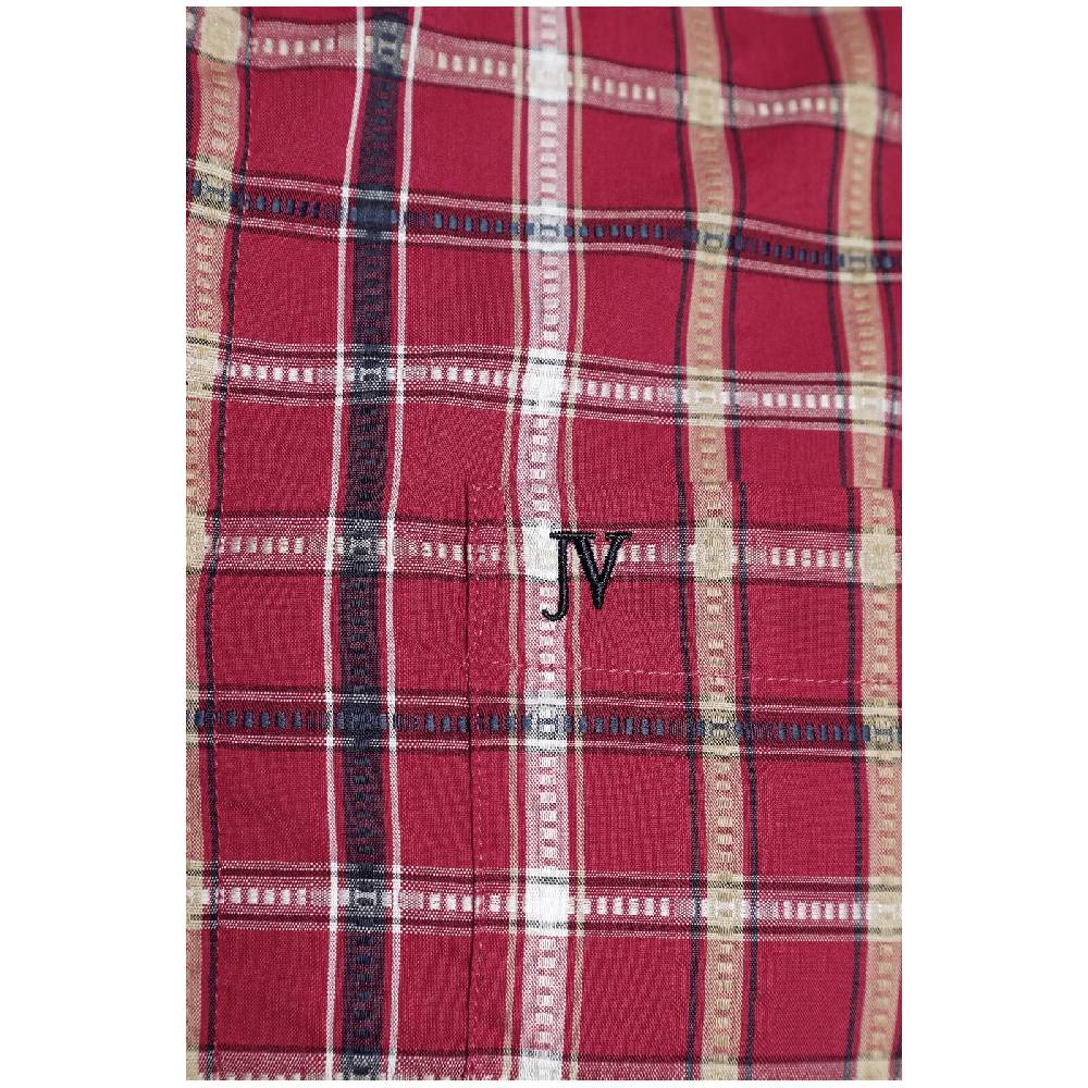 Jan Vanderstorm Kurzarmhemd FEELIKS Rot