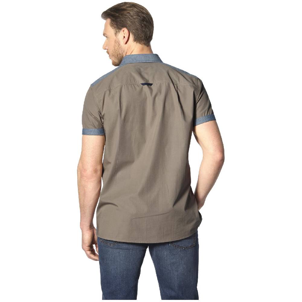 Jan Vanderstorm Kurzarmhemd HERKKO Beige