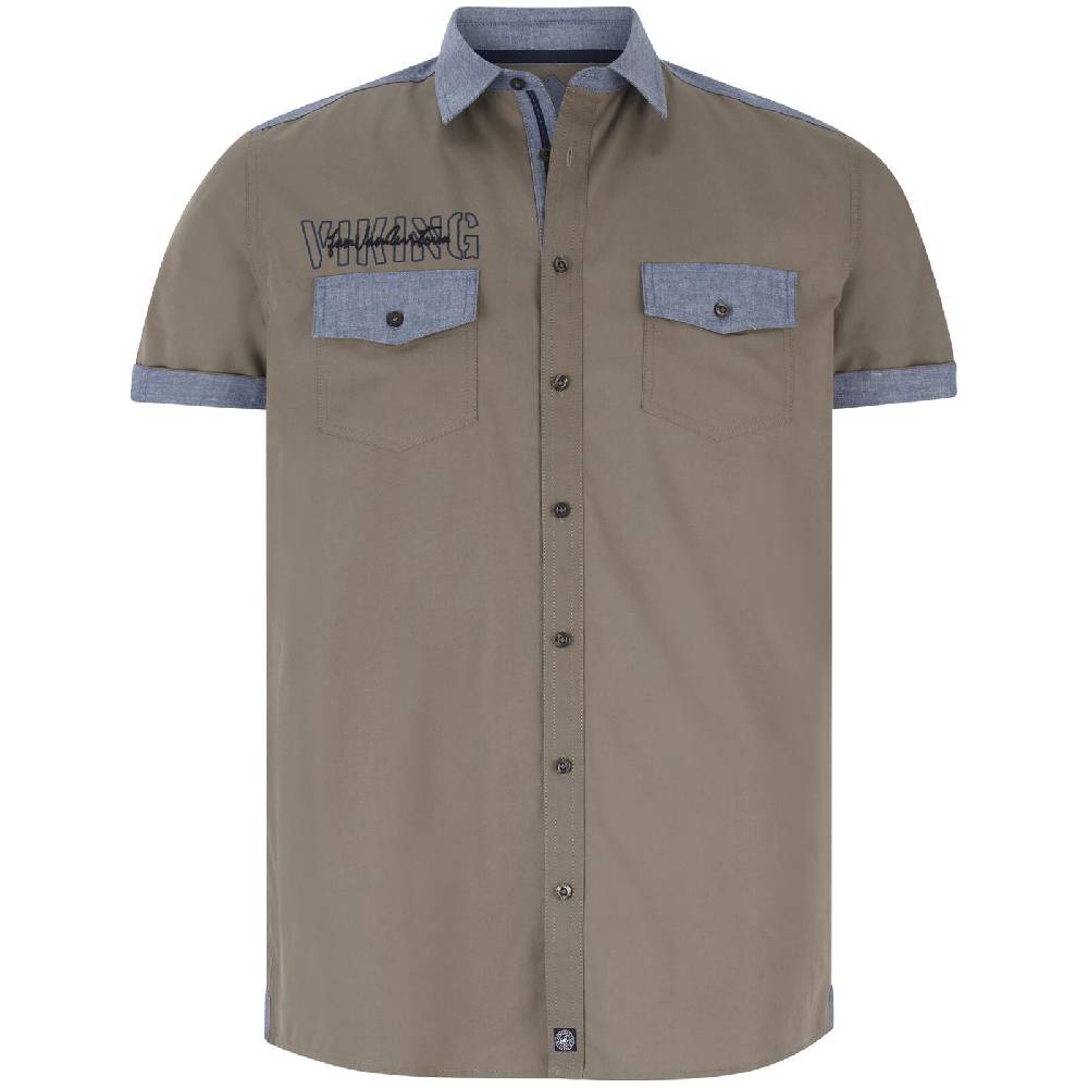 Jan Vanderstorm Kurzarmhemd HERKKO beige