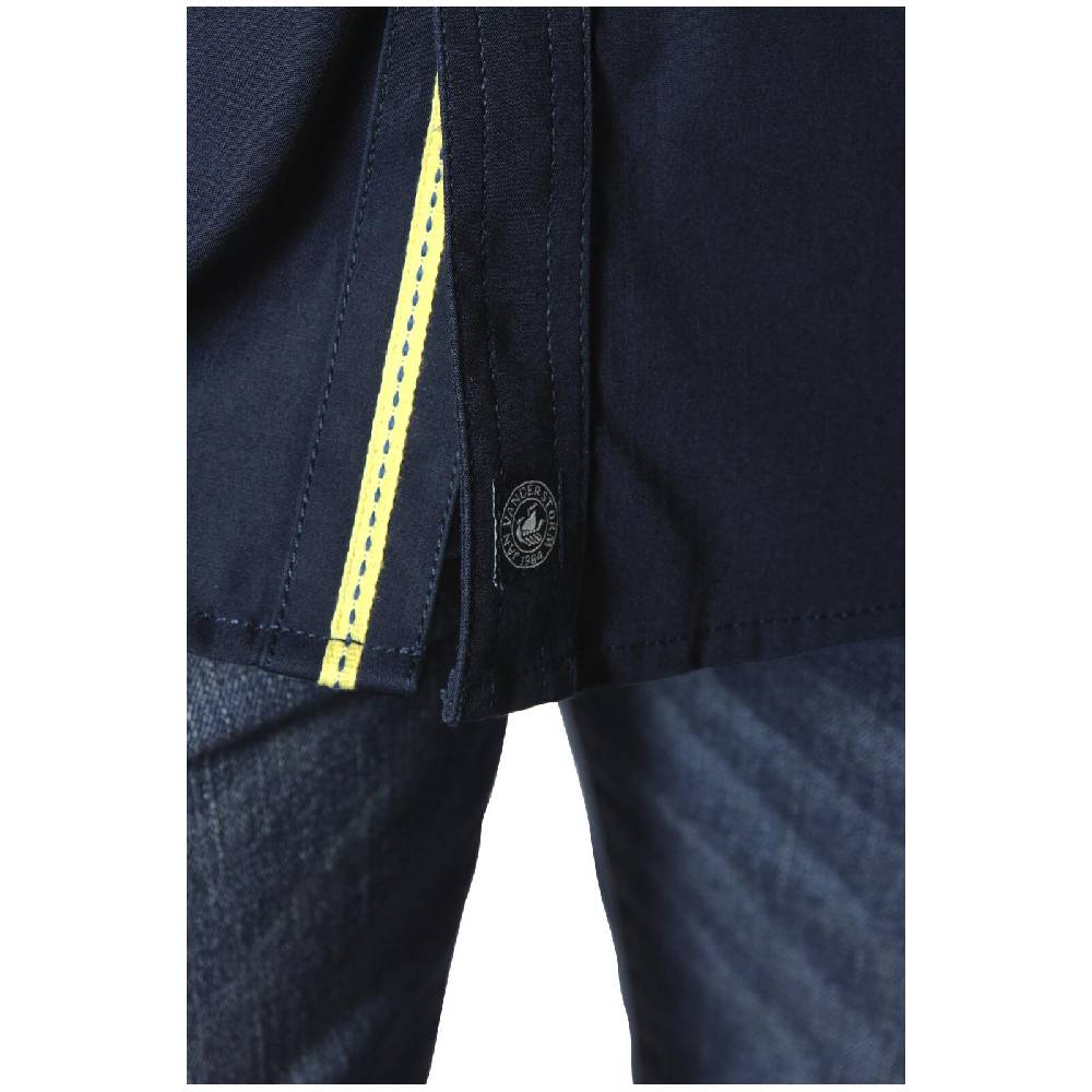 Jan Vanderstorm Kurzarmhemd HERKKO Dunkelblau