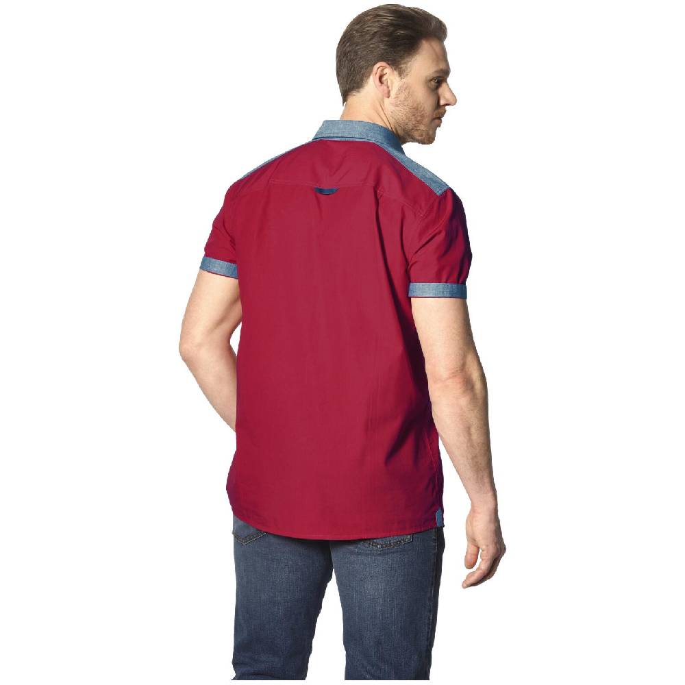 Jan Vanderstorm Kurzarmhemd HERKKO Rot