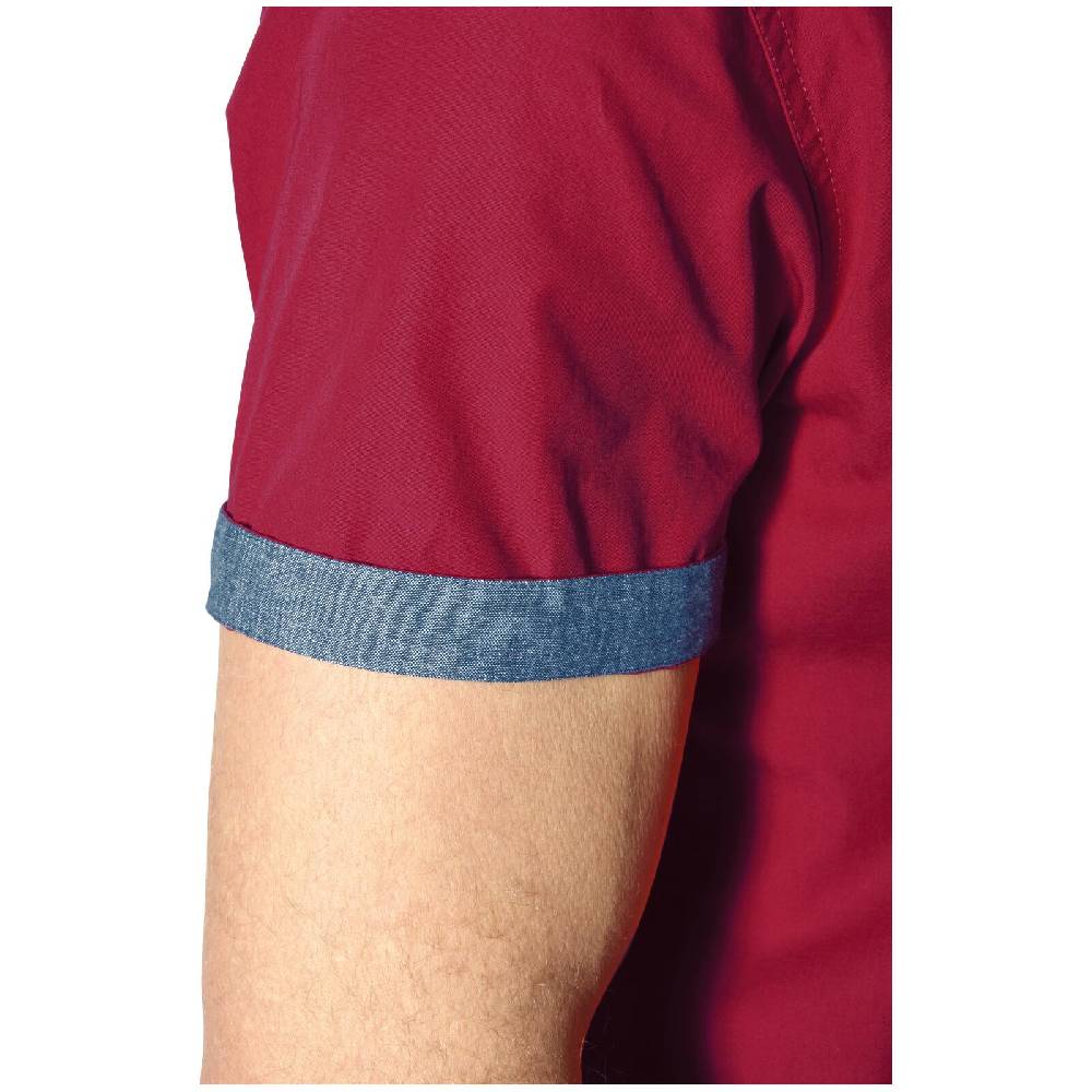 Jan Vanderstorm Kurzarmhemd HERKKO Rot