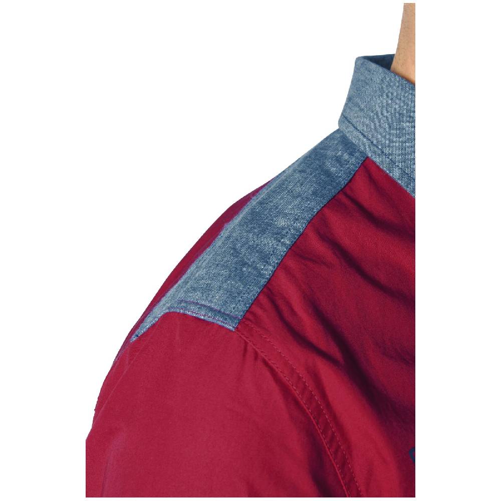 Jan Vanderstorm Kurzarmhemd HERKKO Rot