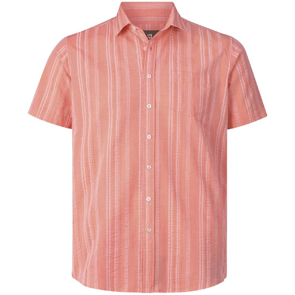 Jan Vanderstorm Kurzarmhemd HILDEMAR orange