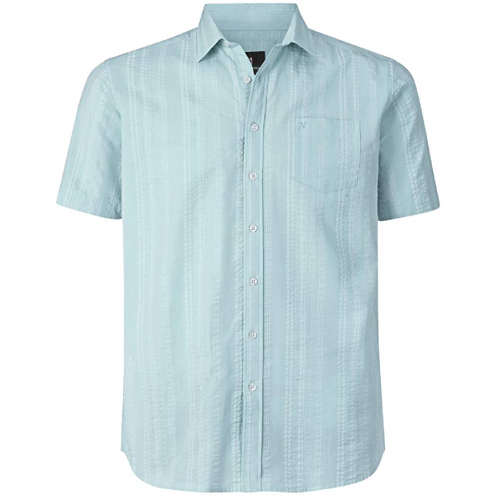 Jan Vanderstorm Kurzarmhemd HILDEMAR türkis