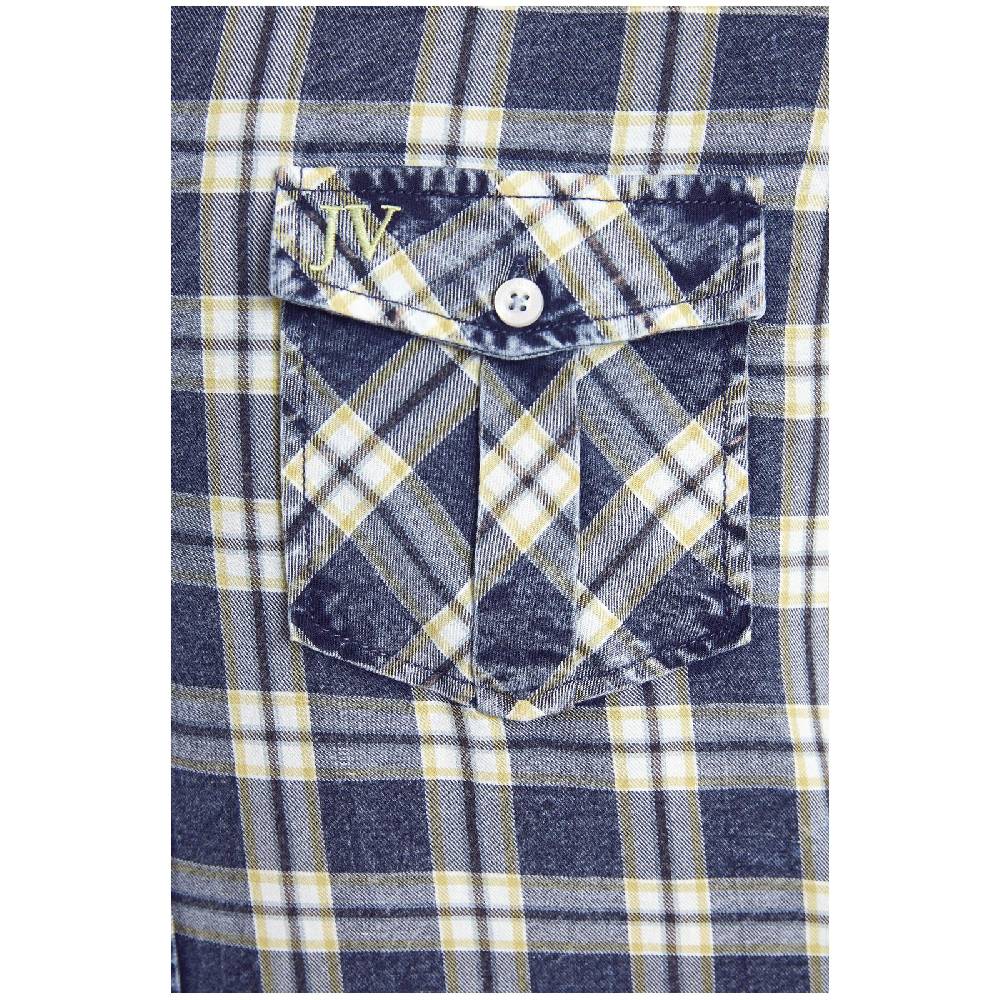 Jan Vanderstorm Kurzarmhemd LEIDULF Blau Kariert