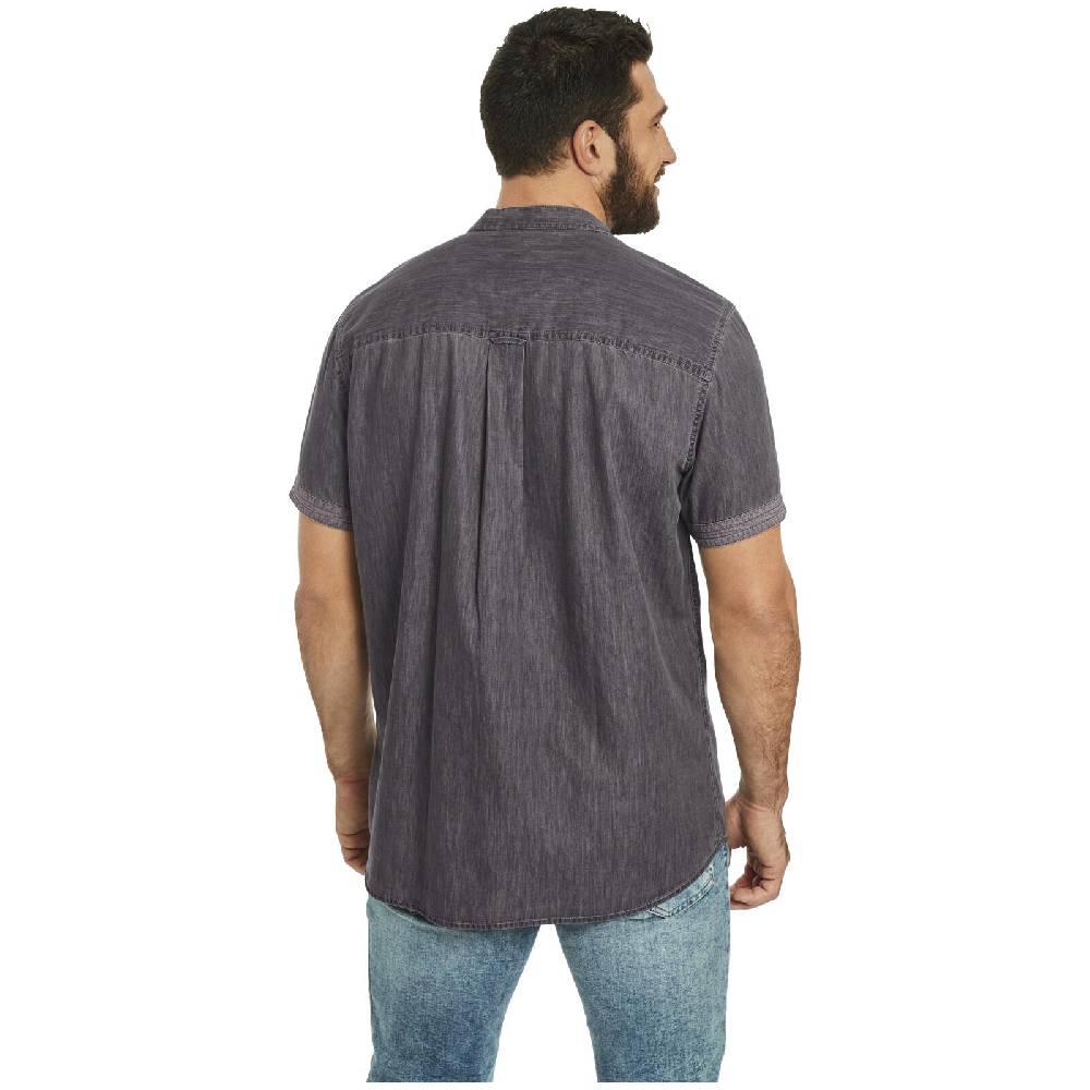 Jan Vanderstorm Kurzarmhemd LUZZA Grau