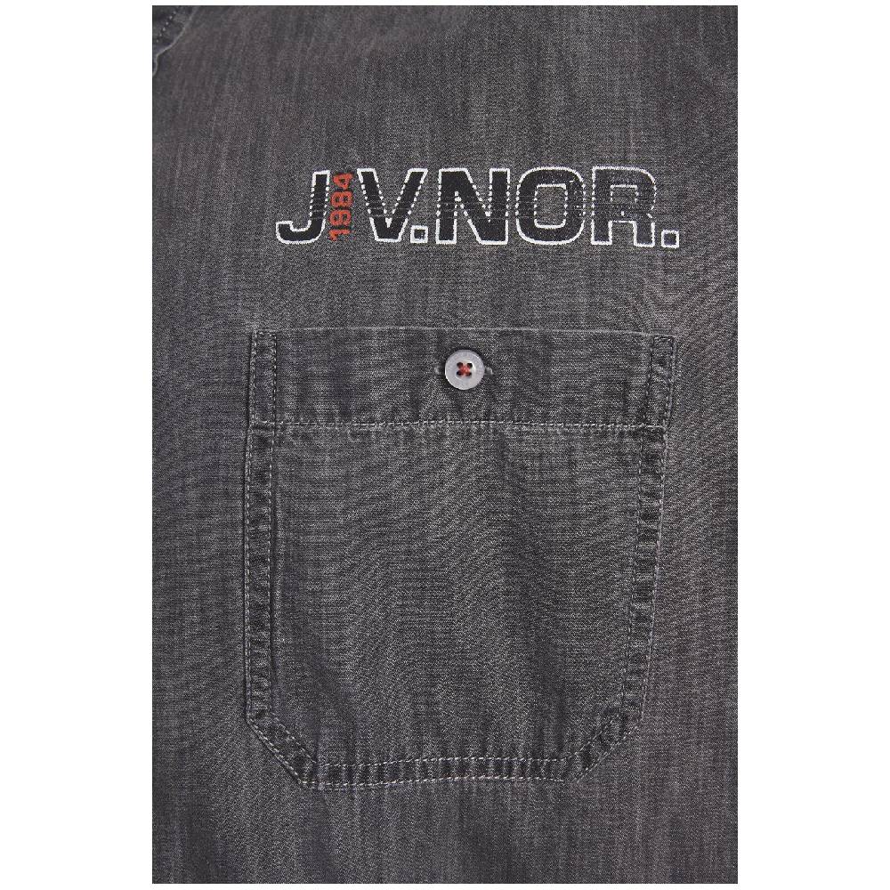 Jan Vanderstorm Kurzarmhemd LUZZA Grau