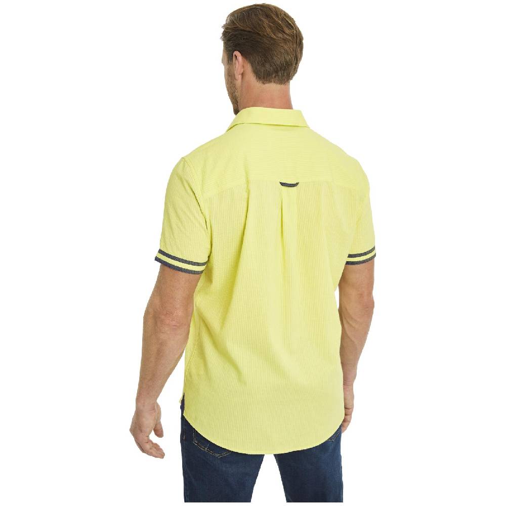 Jan Vanderstorm Kurzarmhemd MAWENS Gelb