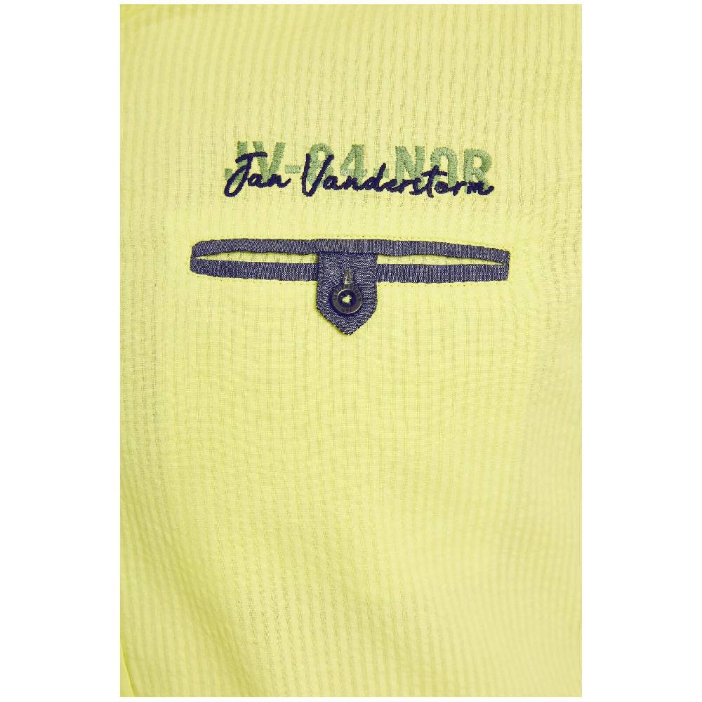 Jan Vanderstorm Kurzarmhemd MAWENS Gelb