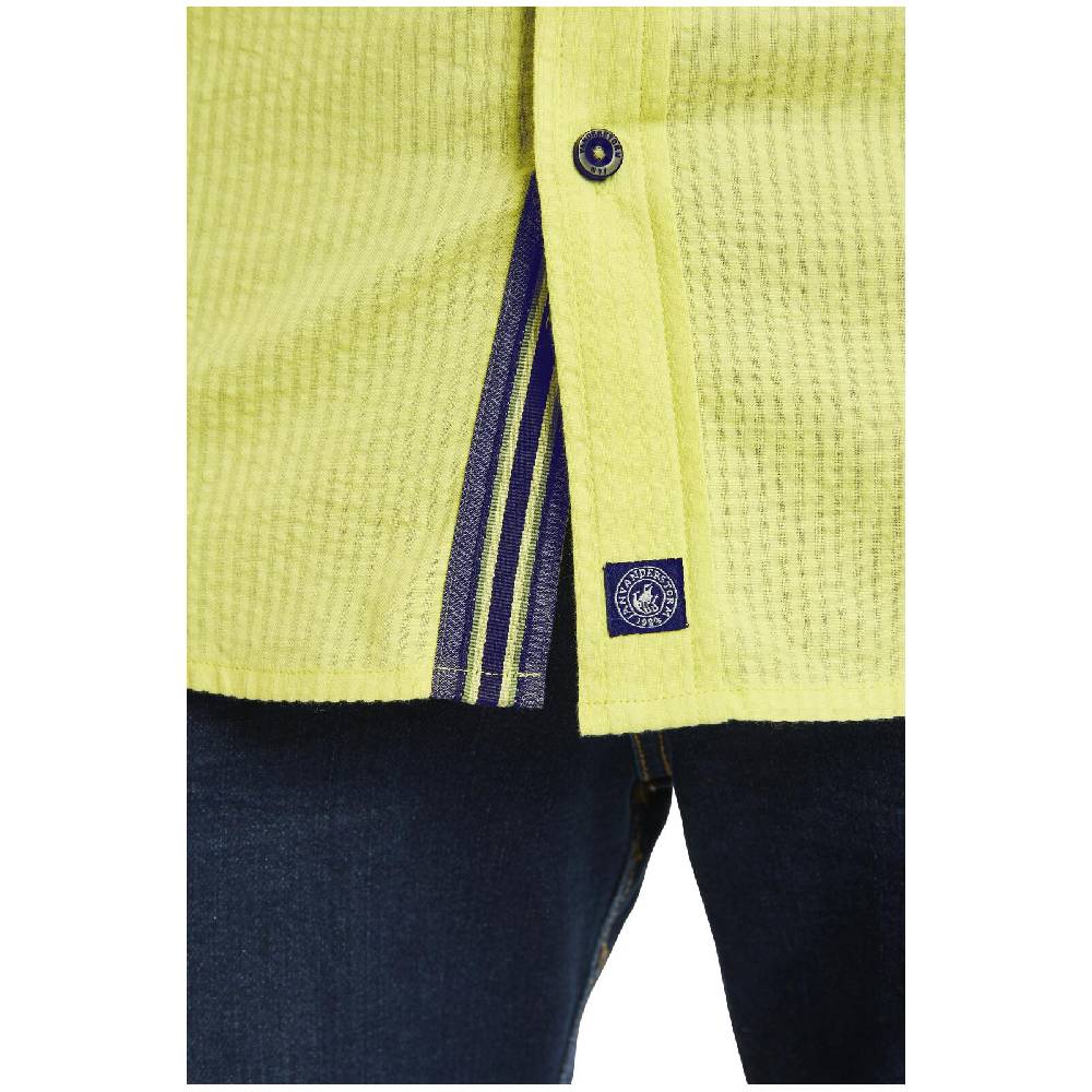 Jan Vanderstorm Kurzarmhemd MAWENS Gelb