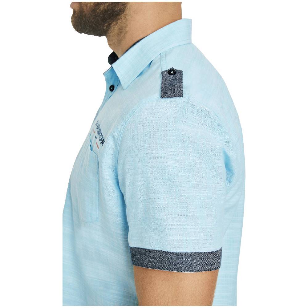 Jan Vanderstorm Kurzarmhemd MELFRED Türkis