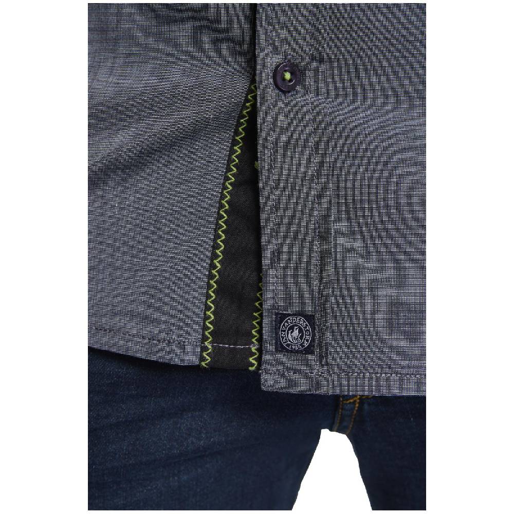 Jan Vanderstorm Kurzarmhemd MILDON Dunkelgrau