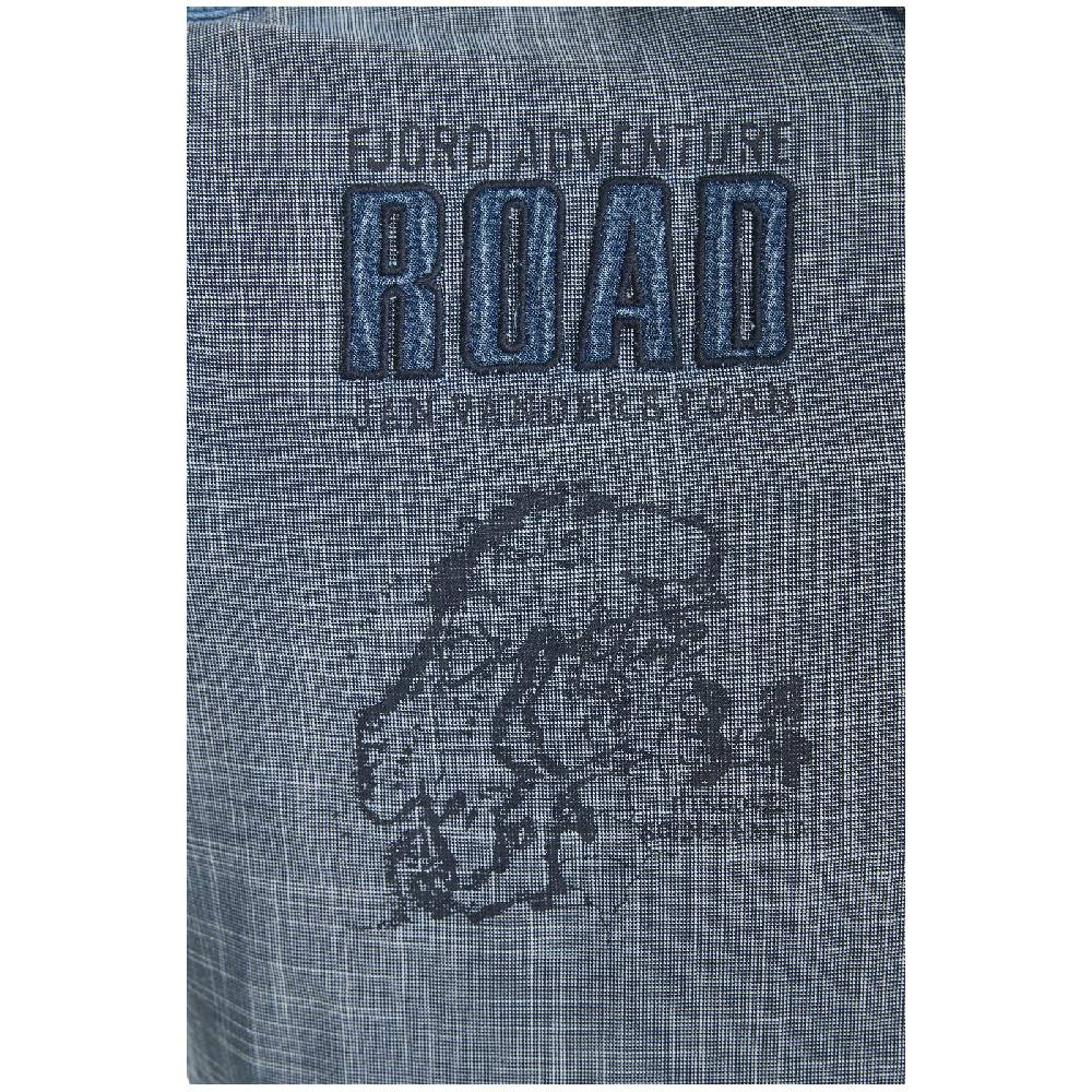 Jan Vanderstorm Kurzarmhemd NATTFARI Blau