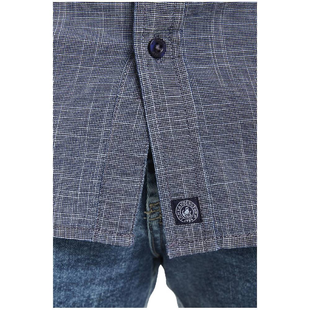 Jan Vanderstorm Kurzarmhemd NATTFARI Blau