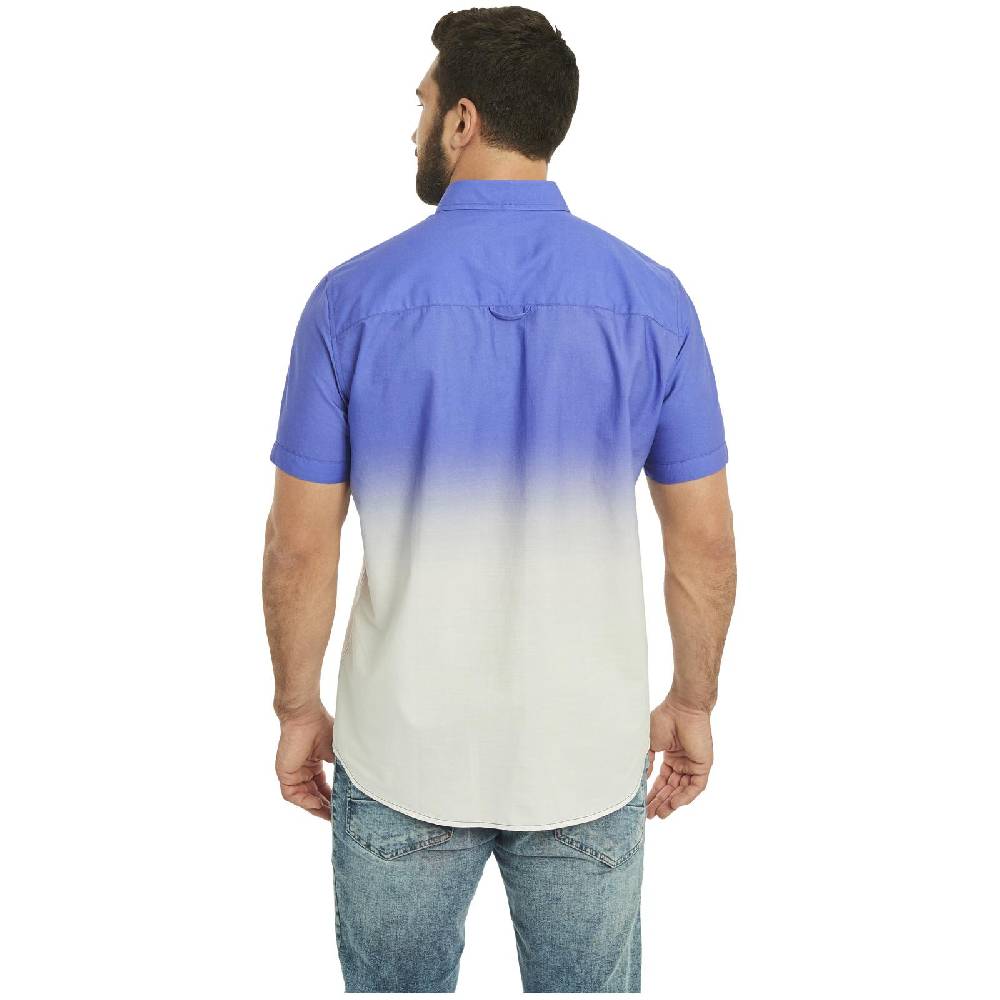 Jan Vanderstorm Kurzarmhemd ODDI Royal Blau