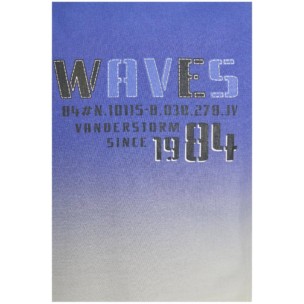 Jan Vanderstorm Kurzarmhemd ODDI Royal Blau